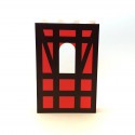 RED Medieval Castle panel - custom printed