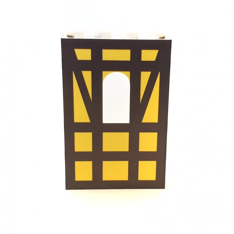 YELLOW Medieval Castle panel - custom printed