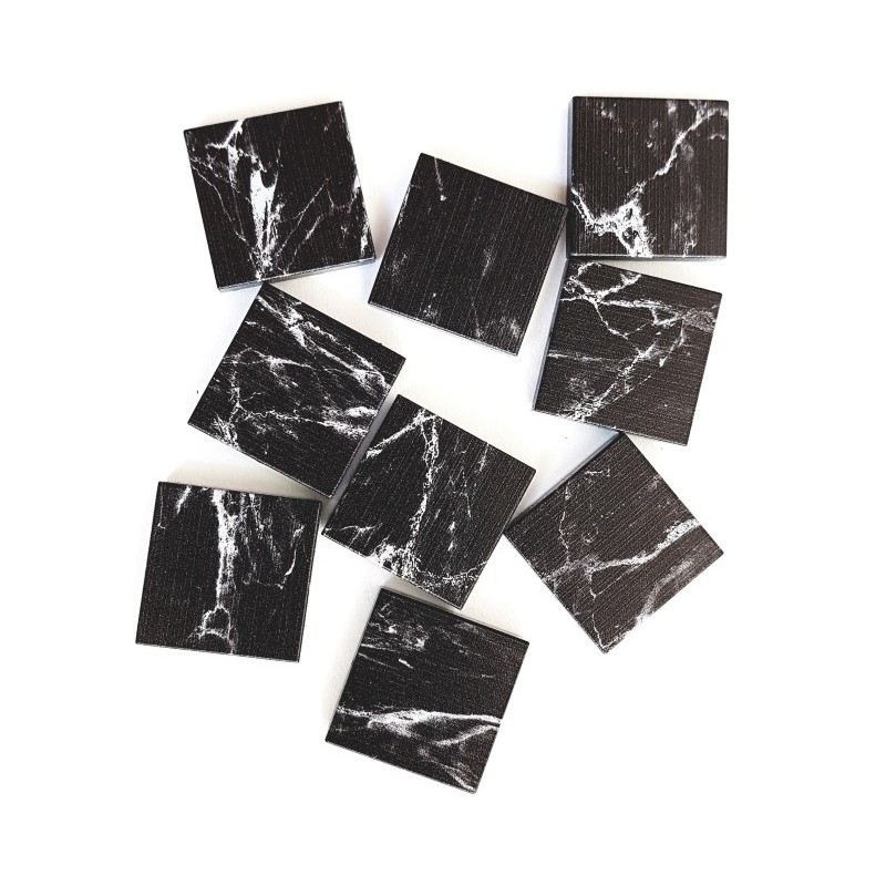 Black Marble 2x2 Tile