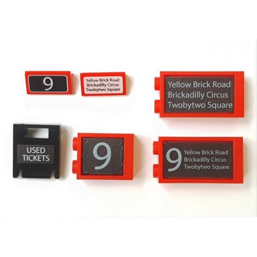10258 London Bus Printed Part Set