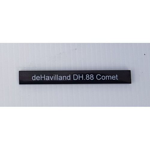 Text Tile - deHavilland DH.88 Comet