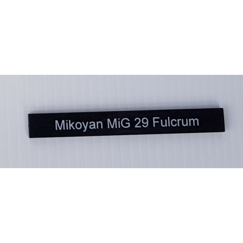 Text Tile - Mikoyan MiG 29 Fulcrum