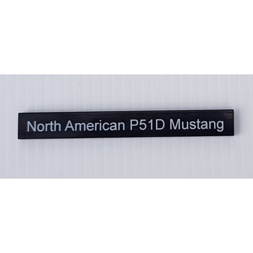 Text Tile - North American P51D Mustang