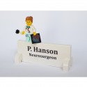 Desk Nameplate with Minifigure